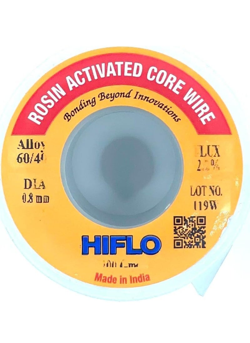 Hiflo Solder Wire 0.8MM 200G With Tin Lead 60/40 Alloy Electronics Solder Wire, Made in India (0.8mm 200g)  - Image 3