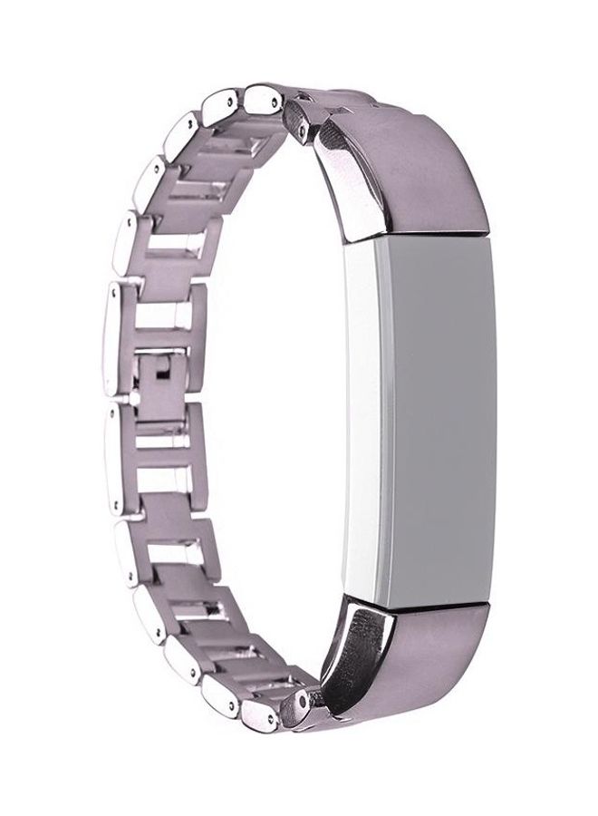 NIBEMINENT For Fitbit Alta HR Smart Watch Three Strains Wrist Strap Watchband Black - Image 1