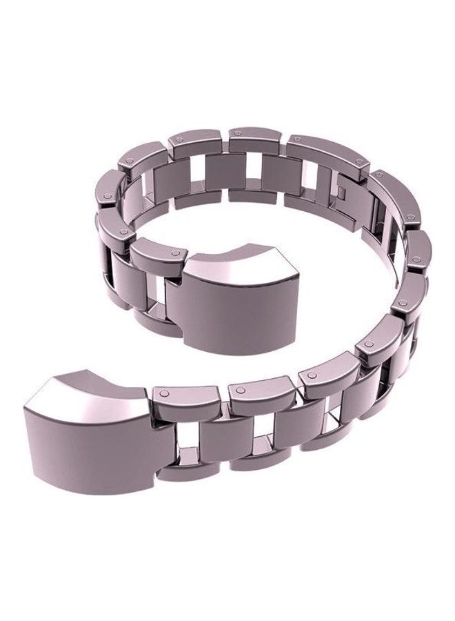 NIBEMINENT For Fitbit Alta HR Smart Watch Three Strains Wrist Strap Watchband Black - Image 4