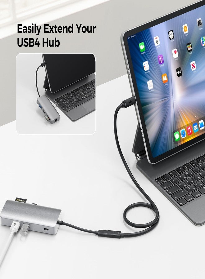 Cable Matters 80Gbps USB4 Extension Cable - 3.3ft, Supports [8K@120Hz / 4K@480Hz Video, 240W Charging, 80Gbps Data Transfer], USB C Extension Cable, USB-C Extender, USB4 / Thunderbolt 5/4 Compatible - Image 5
