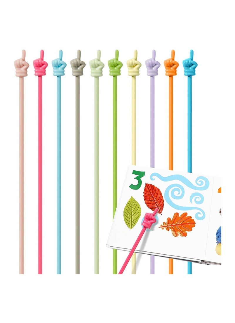 Y&D - Finger Pointer For Classroom, 10 pcs Reading Pointers Kids, Hand Pointing Stick, Teaching Class Teachers, Classroom Teacher Must Haves Supplies Essentials - Image 1