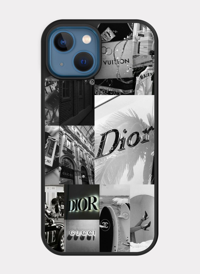 بكسلات كفر ايفون 13 ماركات عالمية ابيض - Image 1