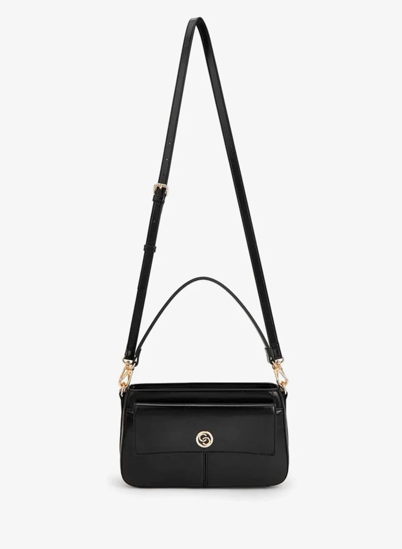 Celeste Logo Detail Crossbody Bag With Detachable Strap