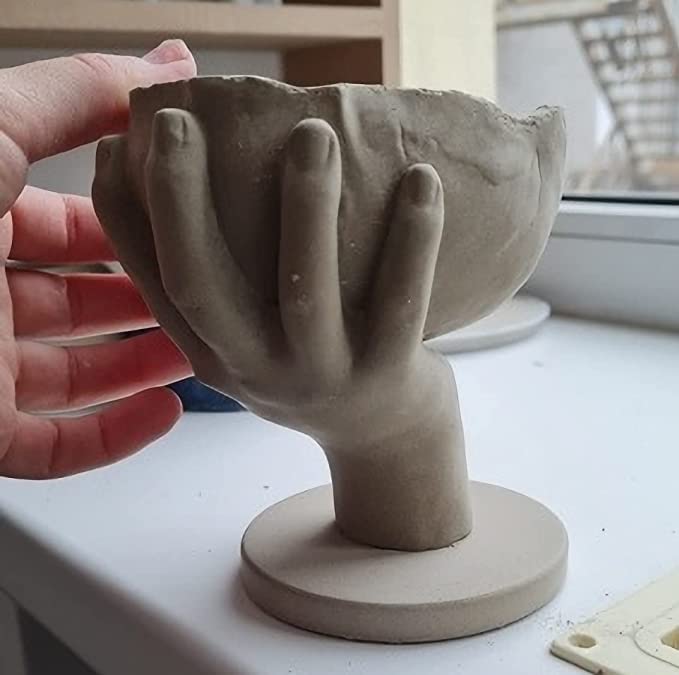 MATIN IMPEX Matin IMPEX Halloween Mold Hand Mold Candle Holders Resin Mold Hand Silicone Molds Soap Holder Epoxy Casting Mold for DIY Crafts Home Decoration Handicrafts Ring Jewelry Storage ARM196  - Image 4