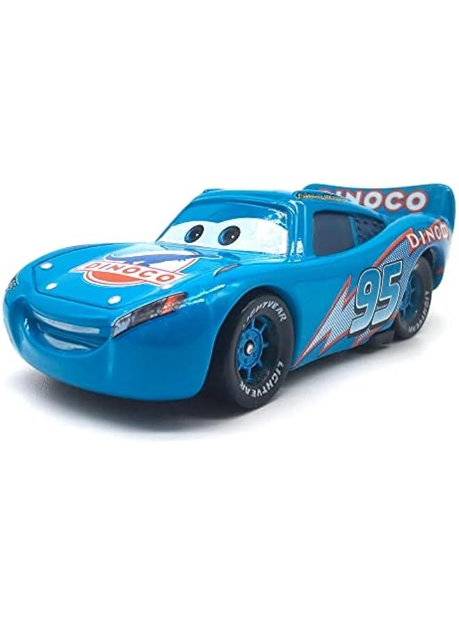 العاب فيلم كارز 2 3 لايتنينج ماكوين لعبة سيارات مصبوبة بمقياس 1:55 هدايا عيد ميلاد للاطفال (ازرق-MKLQ) - Image 2