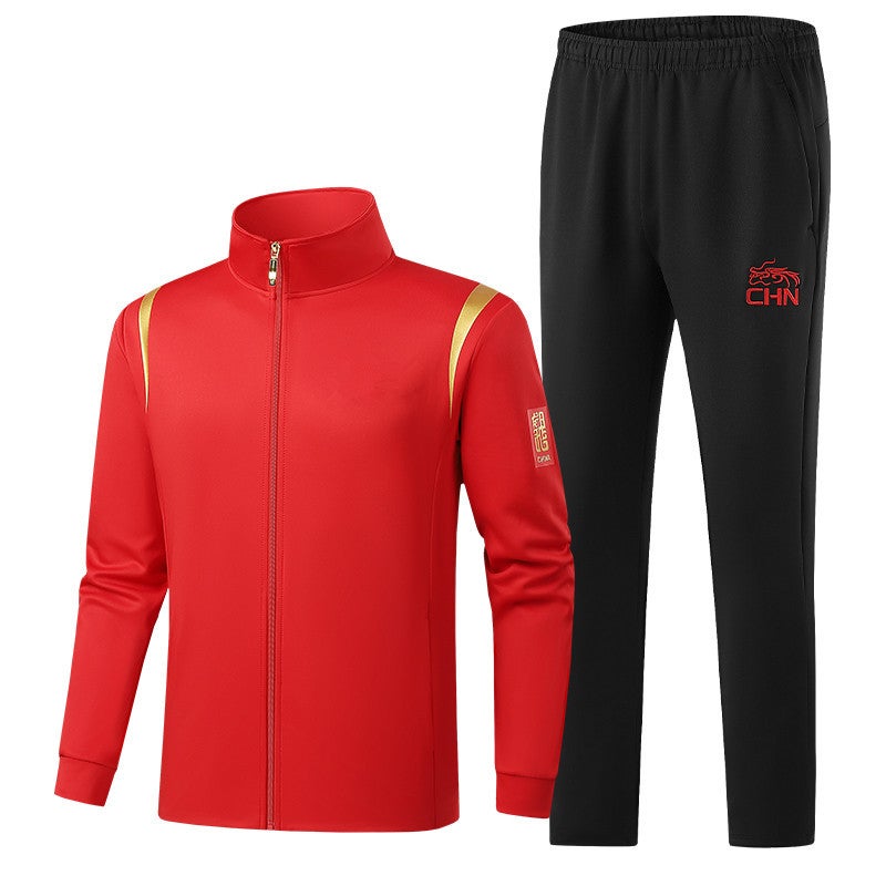 New Chinese Team Sports Suit Men'S And Women'S Long-Sleeved Jacket Award-Winning Outing Clothes Martial Arts Coach Sports School Uniform - Image 2