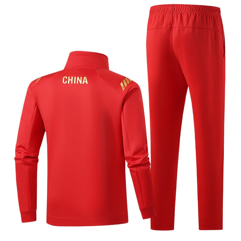 New Chinese Team Sports Suit Men'S And Women'S Long-Sleeved Jacket Award-Winning Outing Clothes Martial Arts Coach Sports School Uniform - Image 3
