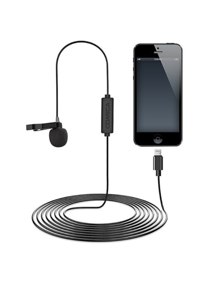 Comica Audio CVM-V01SP(MI) Omnidirectional Lavalier Microphone with Lightning Connector for iOS Devices (14.8') - Image 3