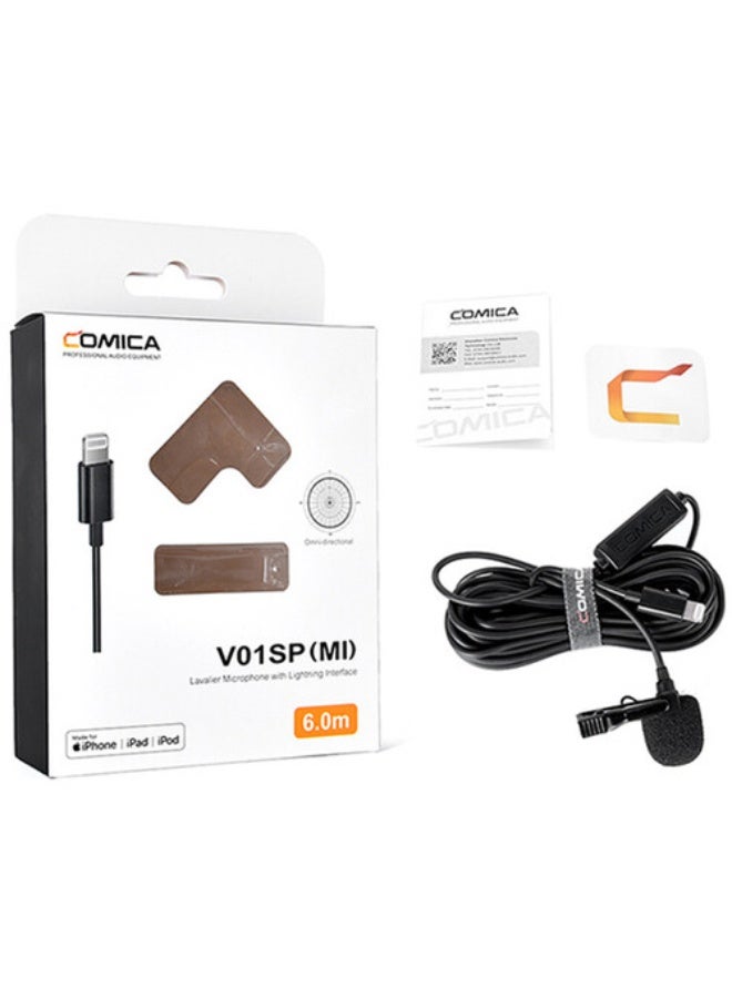 Comica Audio CVM-V01SP(MI) Omnidirectional Lavalier Microphone with Lightning Connector for iOS Devices (14.8') - Image 5