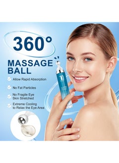 Dongyu Caffeine Eye Cream For Dark Circles Under Eye Serum For Puffiness Bags Daily Care Before Dates Parties Women Men  - Image 4