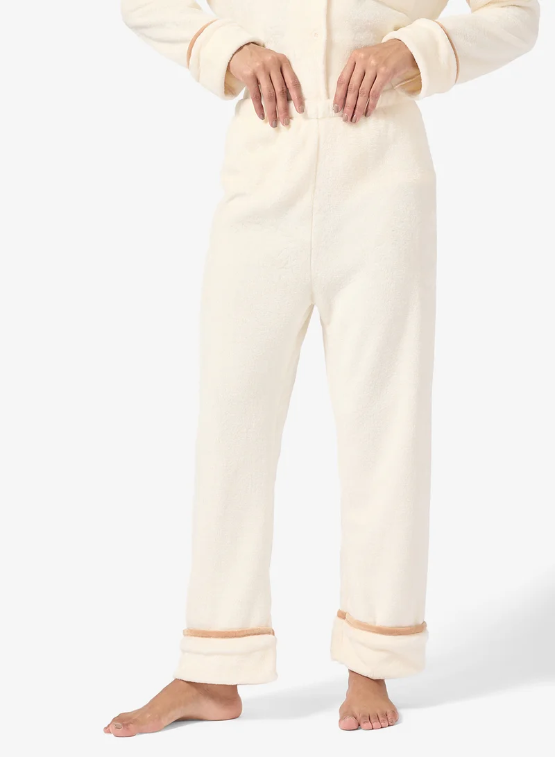 Ginger Cozy Velour Loungewear Pyjama Set