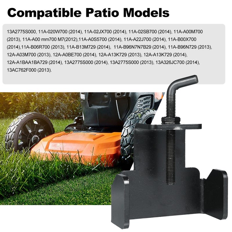 Lawn Mower Removal Tool with Lawn Mower Sharpener and Balancer Lawn Mower Holder Removal Tool Compatible with Troy-Bilt, Yard Man, MTD, Patio - Image 4