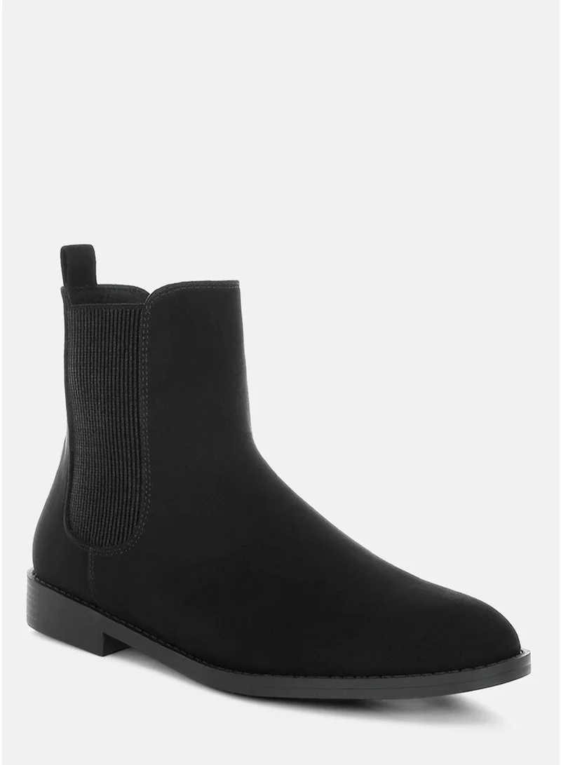 London Rag Black London Rag Women's Low Block Heel Chelsea Boots In Black for Women | Best Price UAE