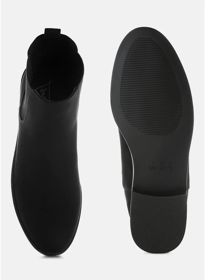 London Rag Black London Rag Women's Low Block Heel Chelsea Boots In Black for Women | Best Price UAE