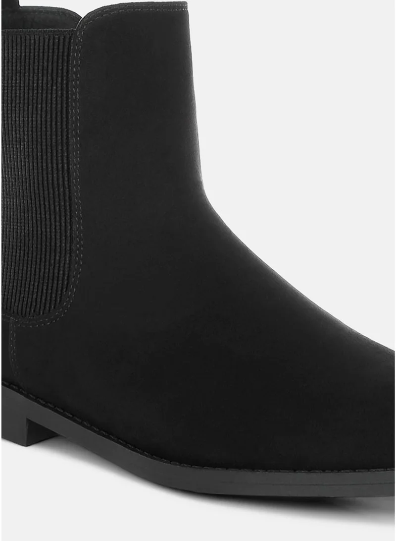 London Rag Black London Rag Women's Low Block Heel Chelsea Boots In Black for Women | Best Price UAE
