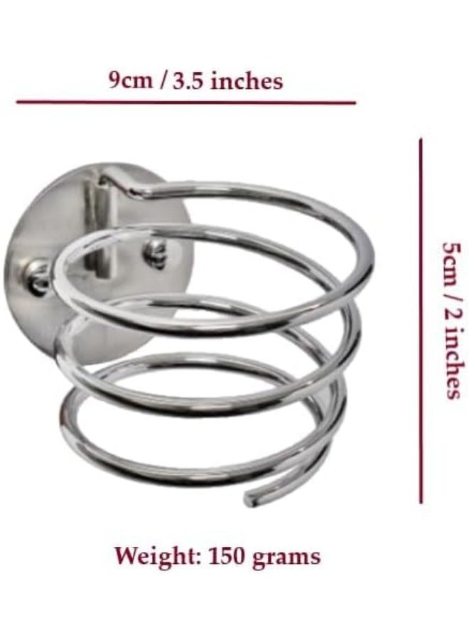 Global Star Globalstar Hair Dryer Rack Stand - Durable Stainless Steel for Spa and Barber Shop - Image 2