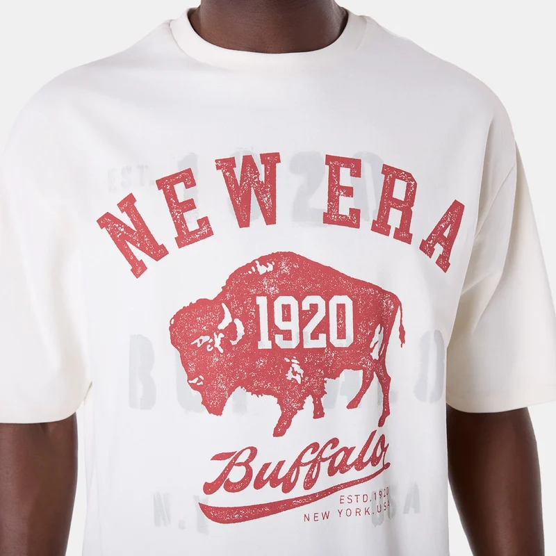 NEW ERA White Men's Graphic T-Shirt for Men | Best Price UAE