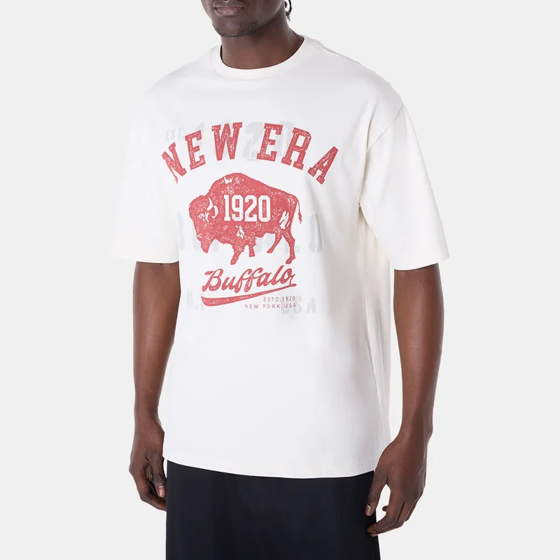 NEW ERA White Men's Graphic T-Shirt for Men | Best Price UAE