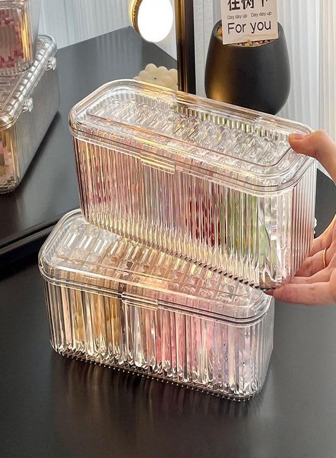 DRUCILA Acrylic Portable Jewellery Box for travel use Storage Boxes With Anti-OxidationFor Earrings, Bracelete, Rings, Necklace, Transparent Jewelry Case Women & Girls - Image 5
