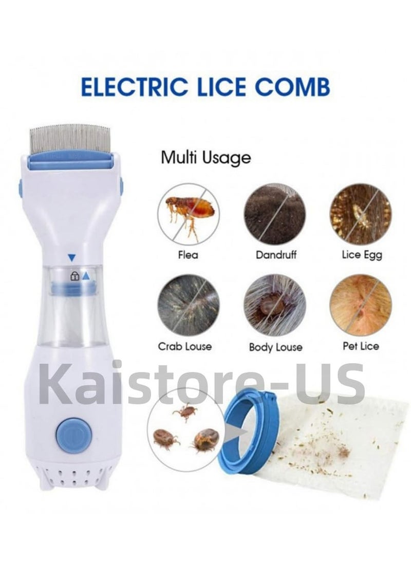 Generic - Electric Lice Vacuum Comb for Hair Treatment and Removal - Hair Cleaner (UK, 1PCS) - Image 1