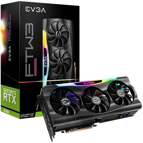 EVGA GeForce RTX 3090 FTW3 Ultra Gaming, 24GB GDDR6X, iCX3 Technology, ARGB LED, Metal Backplate, 24G-P5-3987-KR - Image 1