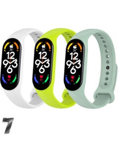 APEXEL Xiaomi Mi Band 7 Compatible Silicone Band Set 3 Pieces 