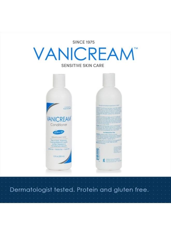 Vanicream Hair Conditioner -12 fl oz – Unscented, Gluten-Free Formula Leaves Sensitive Scalp Feeling Renewed  - Image 3