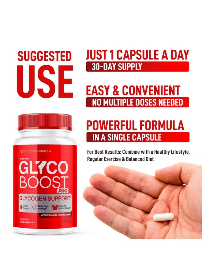 LIVORKA (2 Pack) Glyco Boost Pro Glyco Optimizer - Official GlycoBoost Pro Advanced Formula Blood Support Capsules, Glycoboost Pro Glycogen Supplement Pills Maximum Strength All Natural Ingredients, 2 Months - Image 4