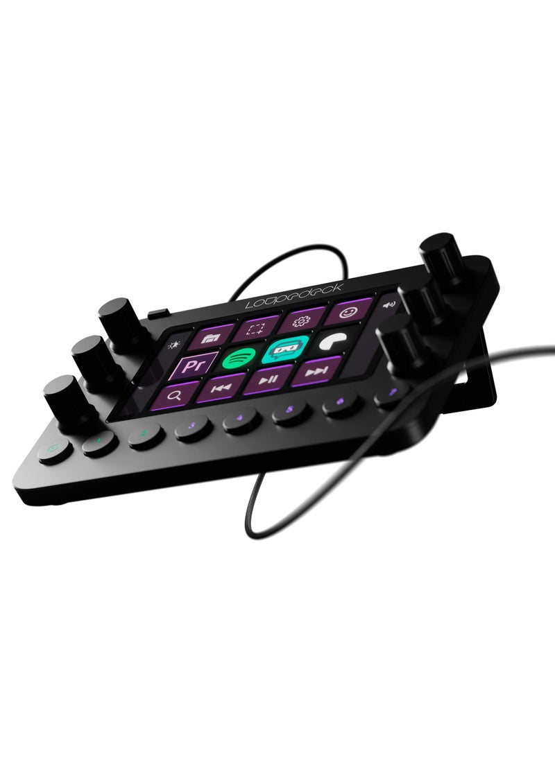 Loupedeck Loupedeck Live – The Custom Console for Live Streaming, Photo and Video Editing with Customizable Buttons, Dials and LED Touchscreen  - Image 2
