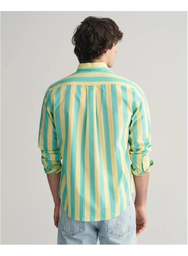 غانت Gant Regular Fit Parasol Striped Poplin Shirt