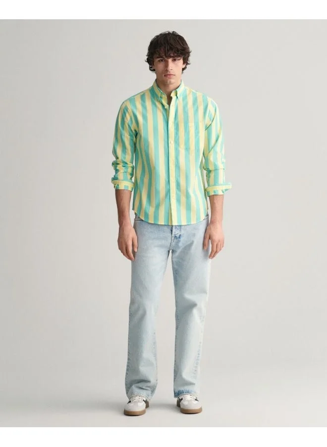 GANT Gant Regular Fit Parasol Striped Poplin Shirt