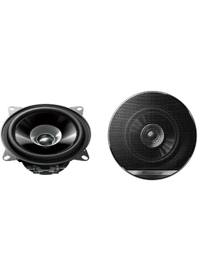بايونير مكبر صوت سيارة بايونير TS-G1010F، مقاس 4 بوصات، بقوة 190 واط | صوت ثنائي المخروط كامل النطاق | صوت جهير عالٍ ونقاء نقي | تركيب سهل | مكبر صوت سيارة عالمي - أسود - Image 2