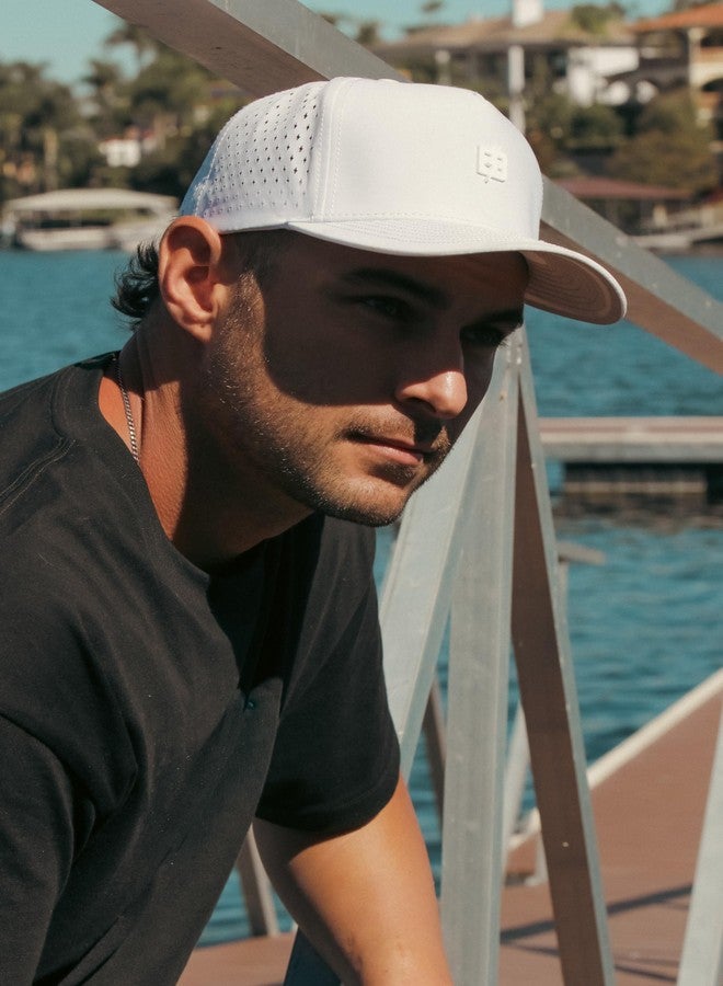 قبعة BRIMZ الخارجية عالية الأداء - قبعات مقاومة للماء والعرق - إبزيم خلفي قابل للتهوية وامتصاص الرطوبة - Image 5