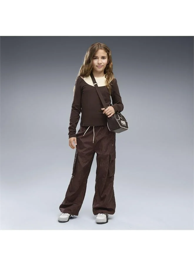 Puma Midnight Shadow Relaxed Cargo Pants Youth