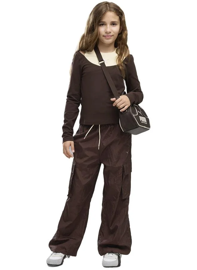 Puma Midnight Shadow Relaxed Cargo Pants Youth