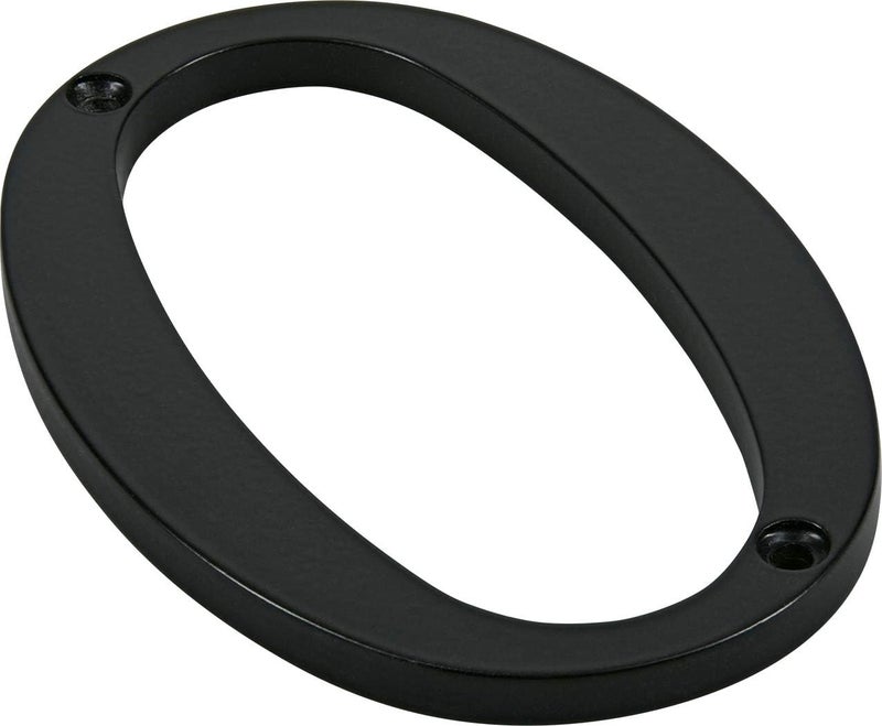 HILLMAN Distinctions 843140 Black Flush-Mount 4-Inch House Number 0 - Image 4