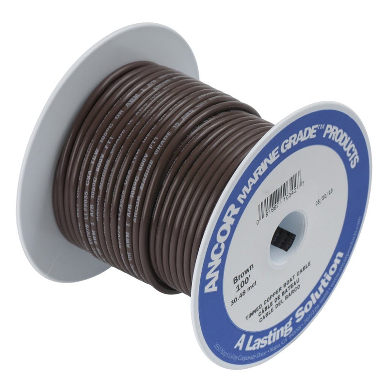سلك نحاسي معلب أنكور 104225 14 AWG 2mm2 بني 250 قدم