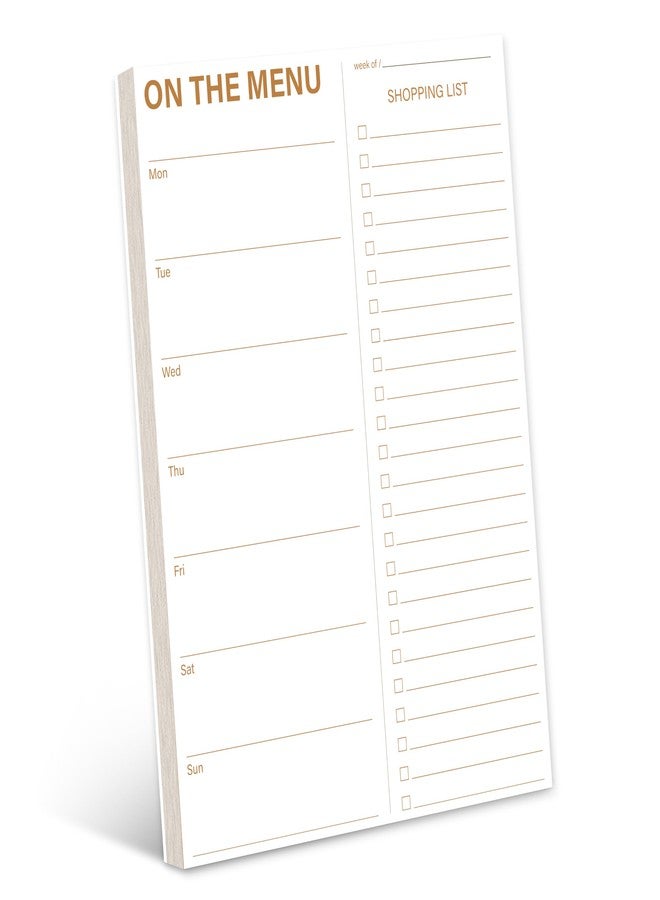Kamoy Grocery List Magnet Pad for Fridge, Shopping List Notepad for Fridge, 52 Easy Tear-Off Grocery List pad, B5(6.5"*8.5") for Your Family with Meal Planner Magnet Pad - Image 1