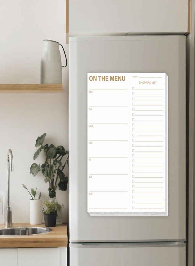 Kamoy Grocery List Magnet Pad for Fridge, Shopping List Notepad for Fridge, 52 Easy Tear-Off Grocery List pad, B5(6.5"*8.5") for Your Family with Meal Planner Magnet Pad - Image 5