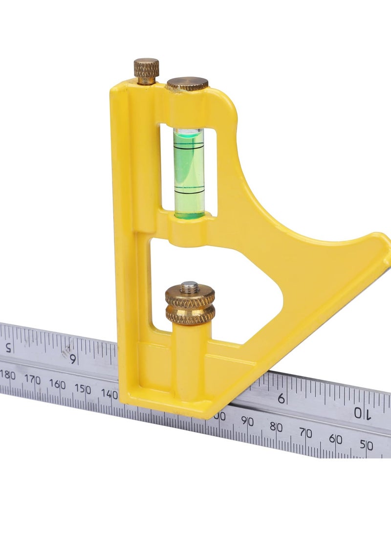 Stanley - Stanley 300MM Die Cast Combination Square  , Precision Tool for Professionals - Image 1