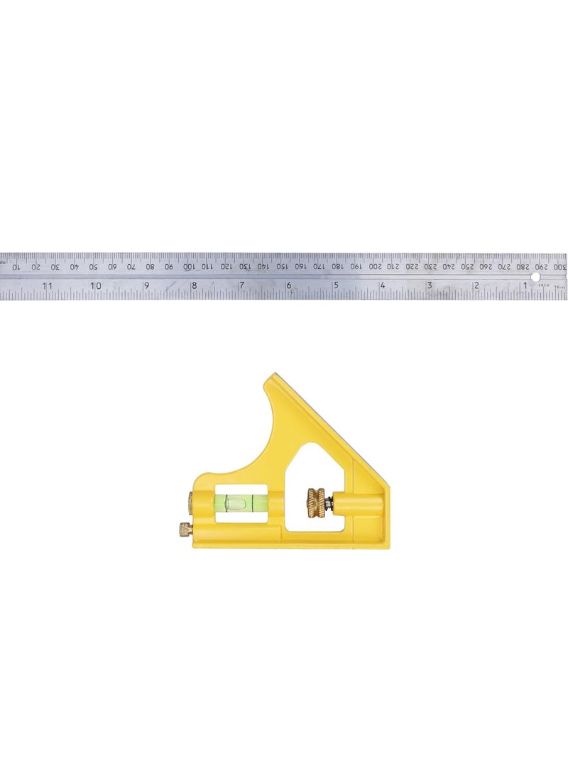 Stanley - Stanley 300MM Die Cast Combination Square  , Precision Tool for Professionals - Image 1