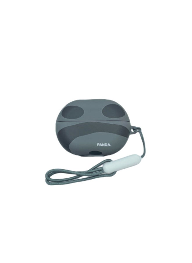 Generic - For HuaweiFreebuds Pro3/2 Wireless Bluetooth Headset Cartoon Creative Se3/4i/5i/Pro Soft-Color:Soft Case + Lanyard-gray Panda-Model:Universal For HuaweiFreebuds Pro3/pro4 (protective Case) - Image 1