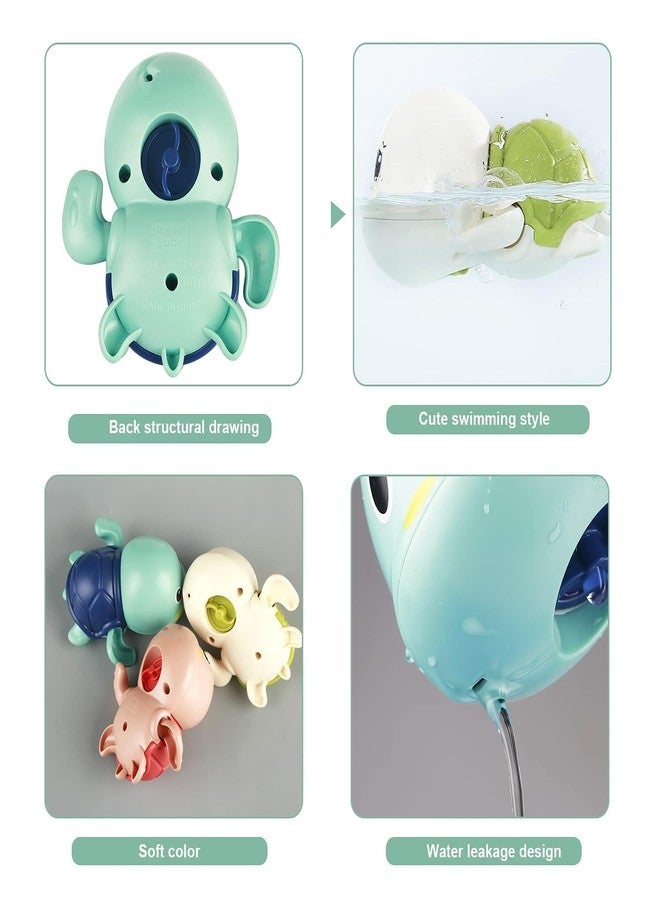 ADKD Swimming Bath Toy for Babies, Floating Toys for Kids Tub, Cute Bathing Toys for Toddlers, Bathtub Toys for Baby Boys & Girls, Bathing Toys for Baby for 0-3 Years (Pack of 1 Turtle) - Image 5