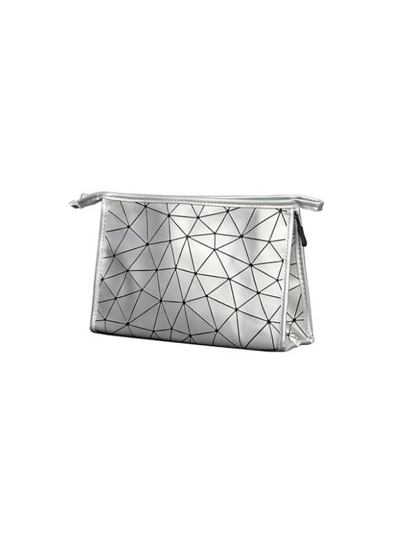 VILILY Diamond Leather Cosmetic Bag - Image 1
