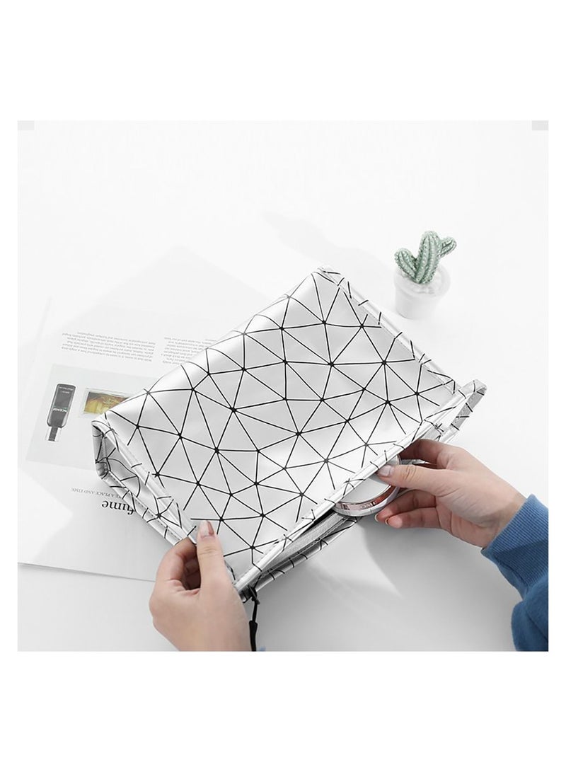 VILILY Diamond Leather Cosmetic Bag - Image 2