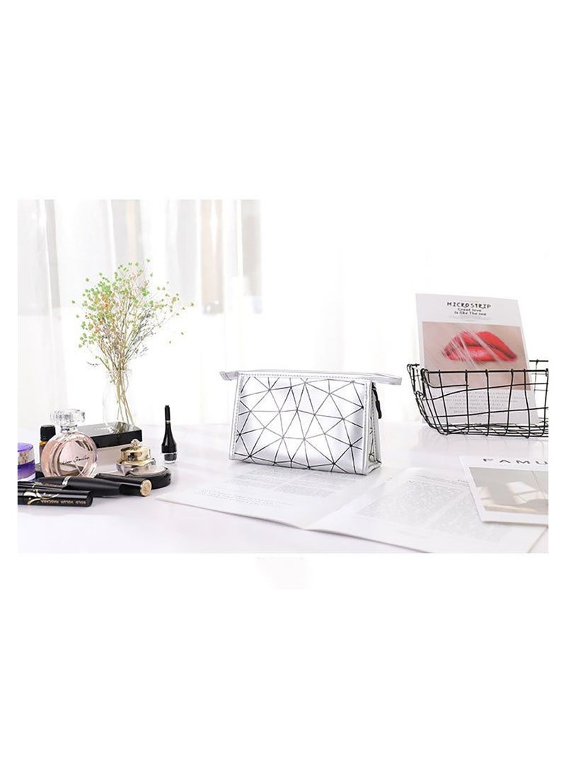 VILILY Diamond Leather Cosmetic Bag - Image 3