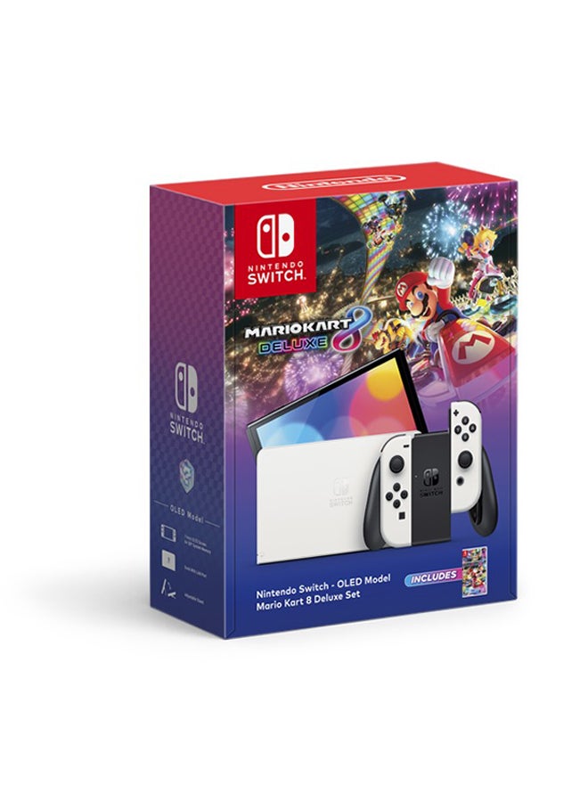 Nintendo Switch – OLED Model: Mario Kart 8 Deluxe Bundle - Image 1