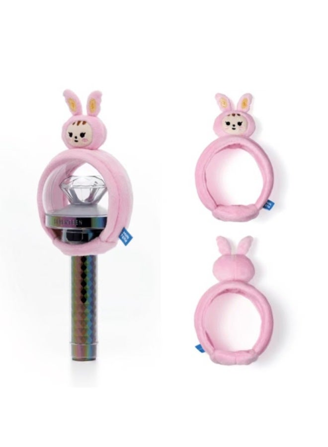 Presale Small 17 Offical Light Stick Cover Plush Official Stick Cover-Color:Pink Bunny-Height:Light Cover - Image 1