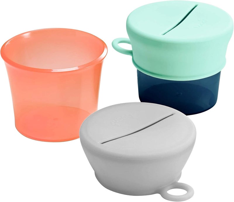 Boon SNUG Snack Cups and Lids, Multi (Set of 2) - Image 2