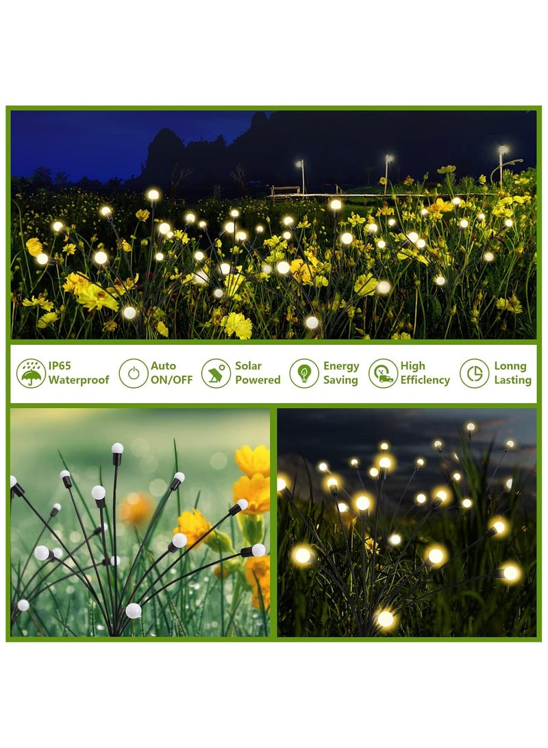 Solar Garden Lights 10LED - New Upgraded Solar Swaying Light, Sway by Wind, Ip65 Waterproof Solar Outdoor Light,Super Bright Light Bulb & High... - Image 5